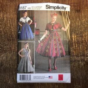 Simplicity Sewing Pattern 8187 Womens Dr Who Cosplay Dress Jacket 6-14 UNCUT